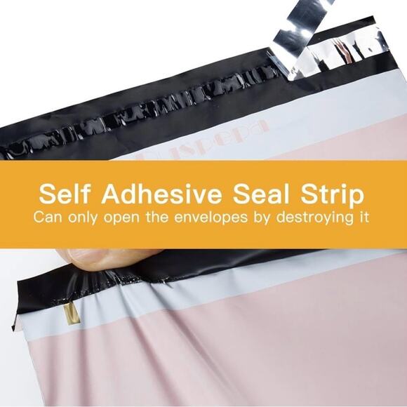 Pink and Gold Shipping Mailers and Stickers - Picture 4 of 6